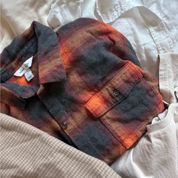 Taylor Swift Evermore Boyfriend Plaid Flannel Button Down Long Sleeve Shirt - Picture 8 of 8